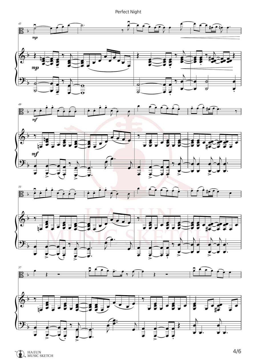 Perfect Night Chamber Music scores gallery preview page 4