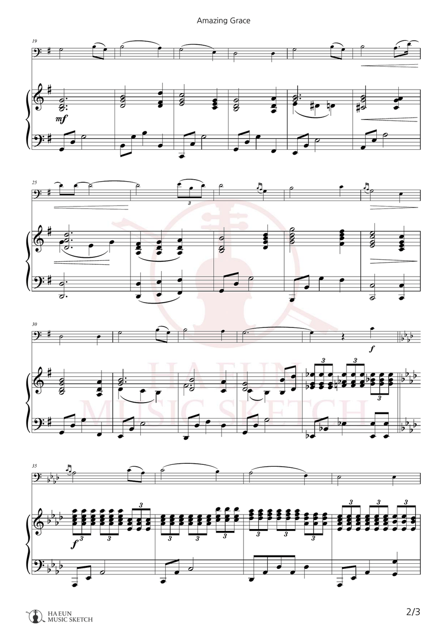Amazing Grace Chamber Music scores gallery preview page 2