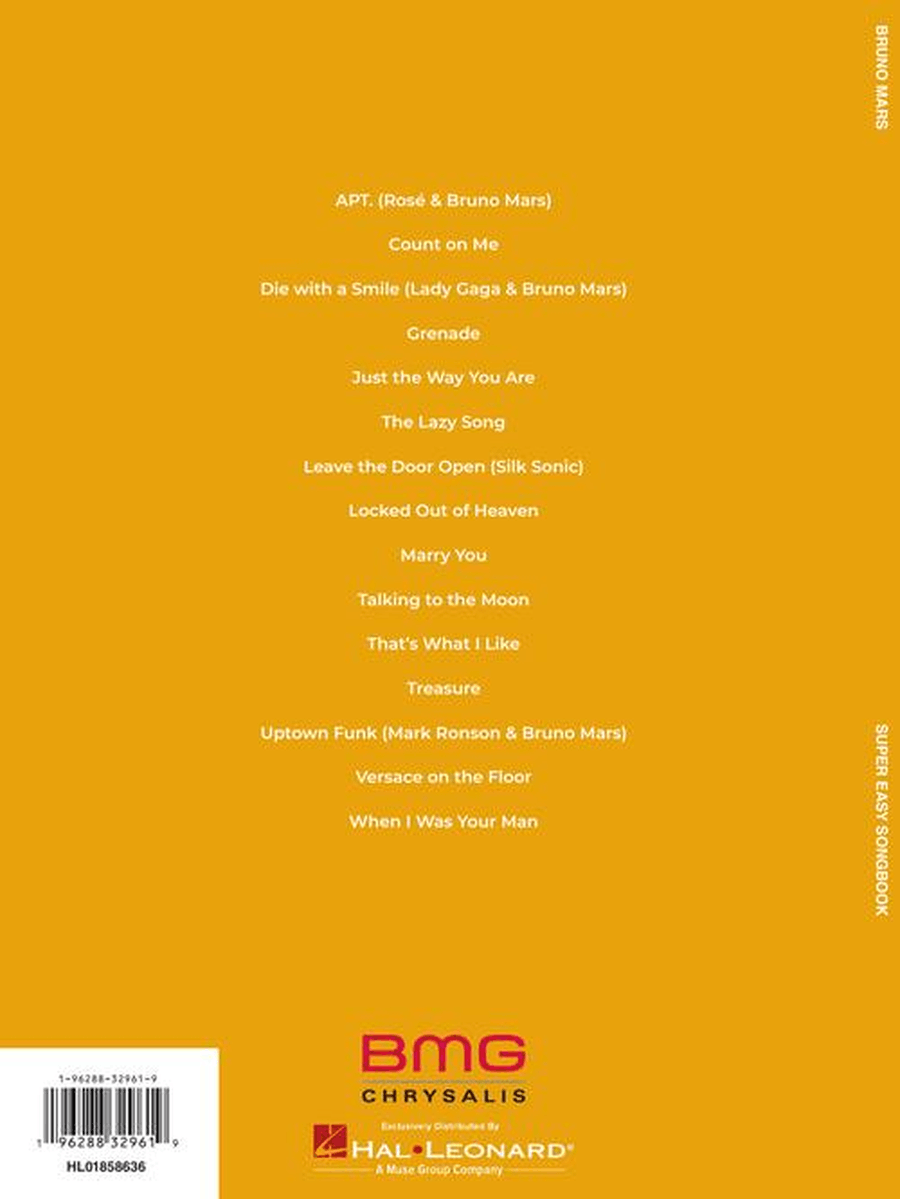 Bruno Mars – Super Easy Songbook Easy Piano scores gallery preview page 7