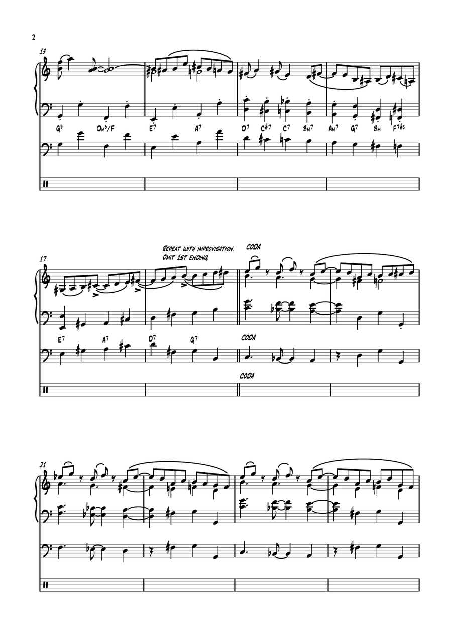 Arctotis Arctotis Jazz Ensemble scores gallery preview page 2