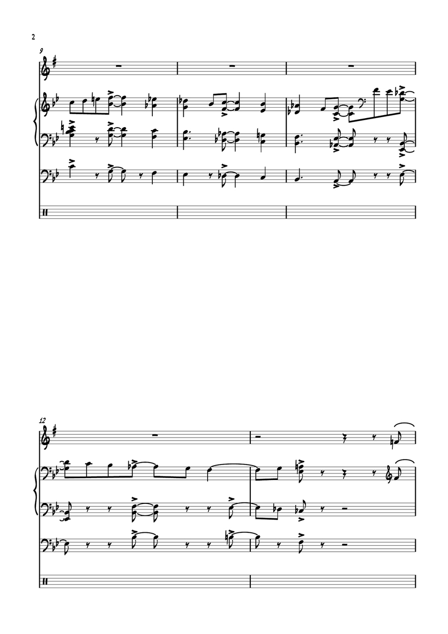 Midsummer Hill Midsummer Hill Jazz Ensemble scores gallery preview page 2