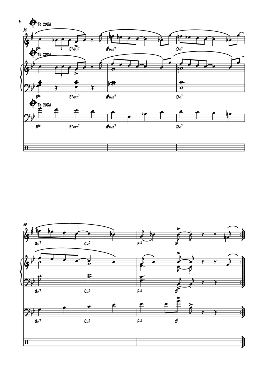 Midsummer Hill Midsummer Hill Jazz Ensemble scores gallery preview page 6