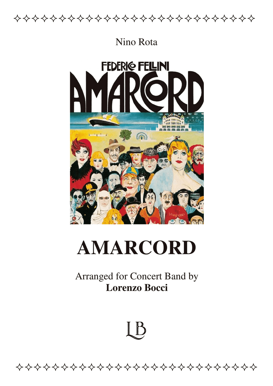 Amarcord Concert Band scores gallery preview page 1