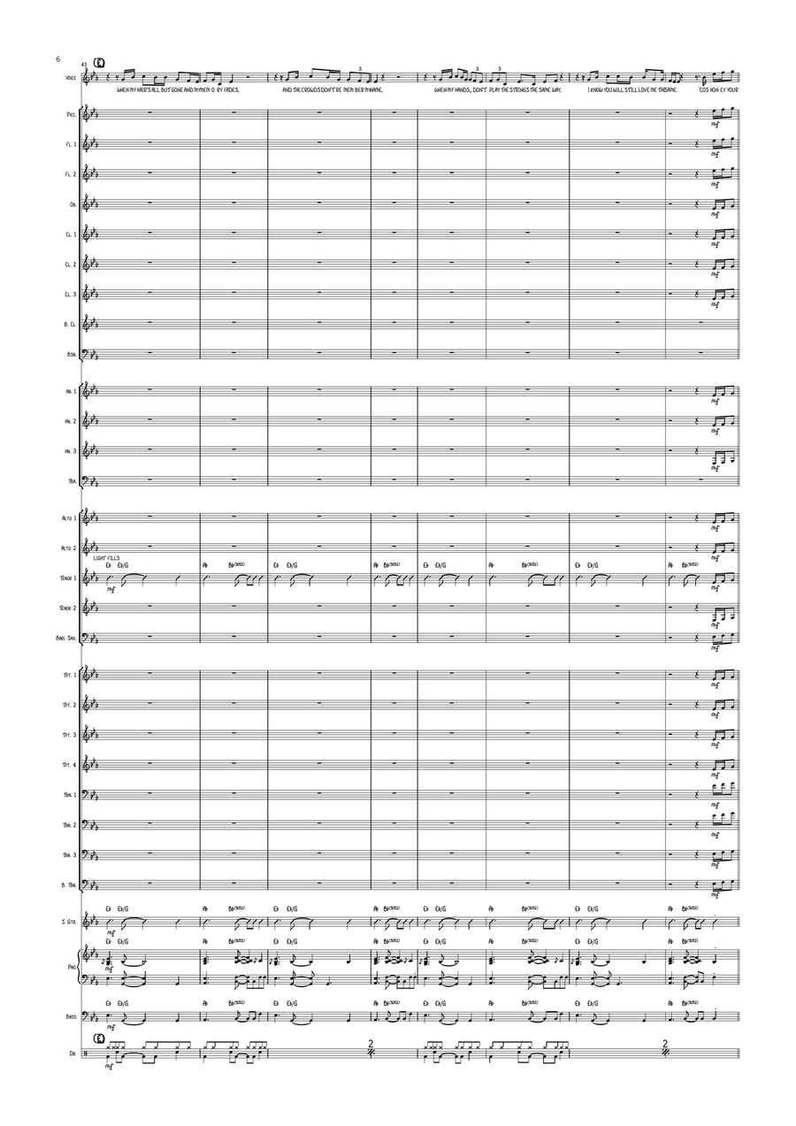 Thinking Out Loud Thinking Out Loud Concert Band scores gallery preview page 6