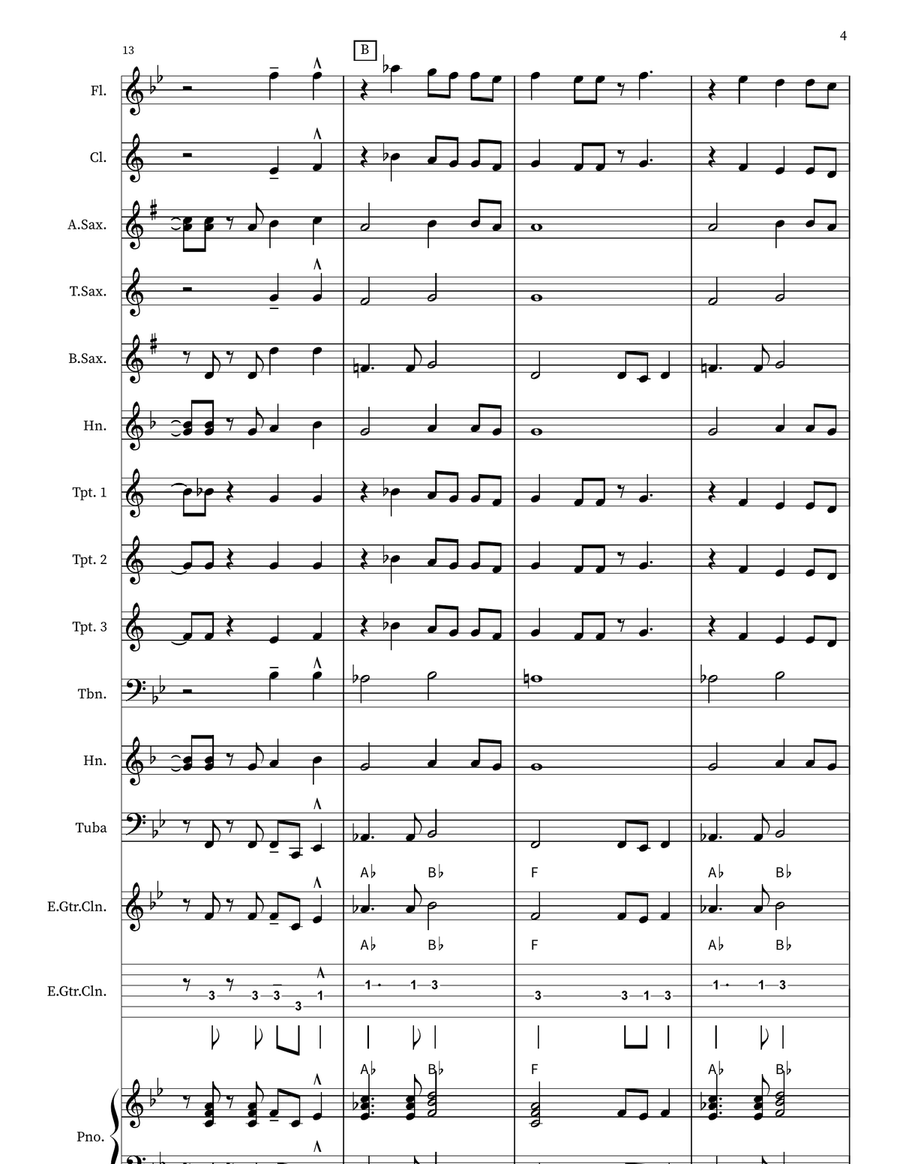 Born To Be Wild Born To Be Wild Concert Band scores gallery preview page 4