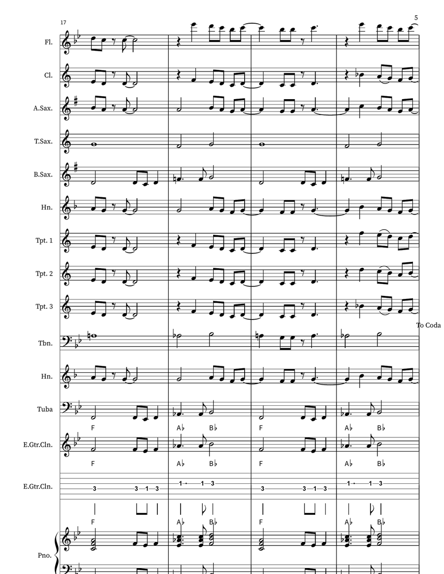 Born To Be Wild Born To Be Wild Concert Band scores gallery preview page 5