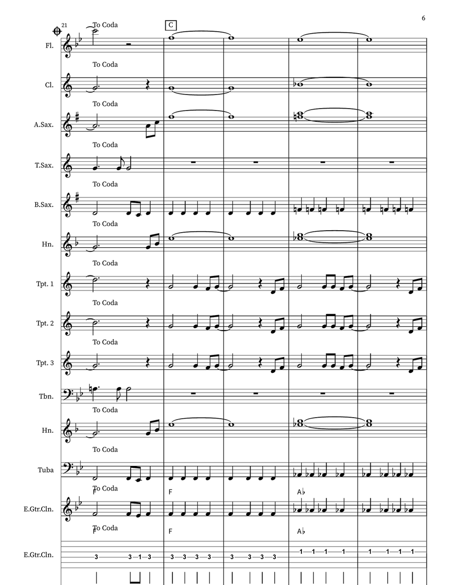 Born To Be Wild Born To Be Wild Concert Band scores gallery preview page 6