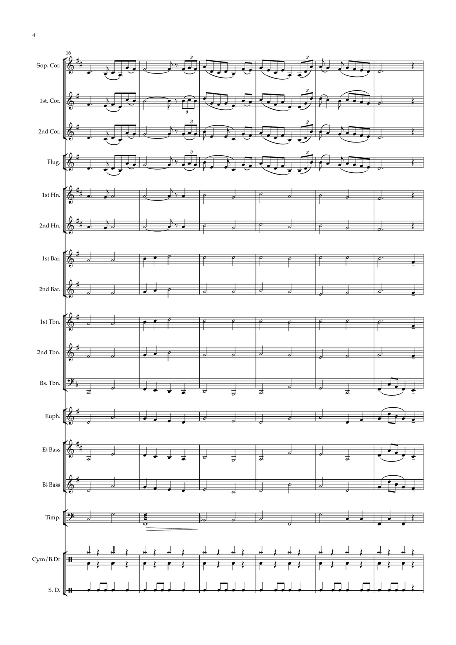 Resolute and Responsible Brass Band scores gallery preview page 4