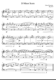 D Minor Score