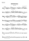 Beethoven: Sonatina in G, Anh. 5 No. 1 (Moderato & Romanze) | basson sheet music