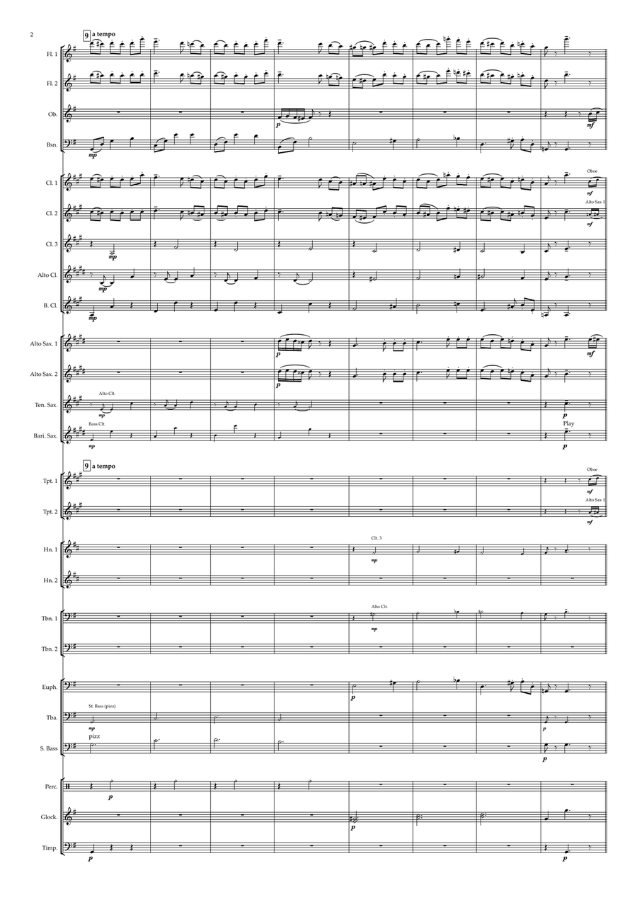Fawlty Towers Concert Band scores gallery preview page 2