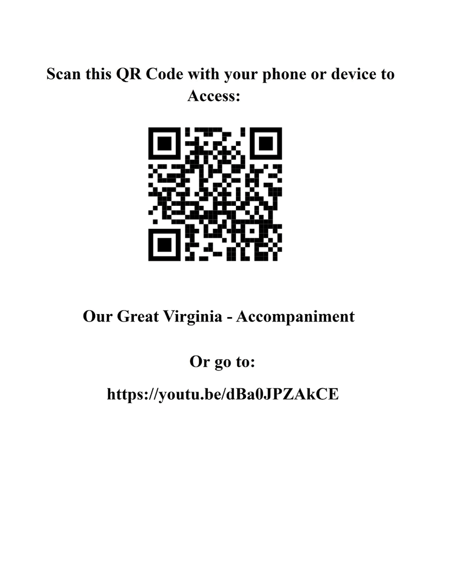 Our Great Virginia - for Glockenspiel/Bells with Piano Accompaniment Piano scores gallery preview page 2