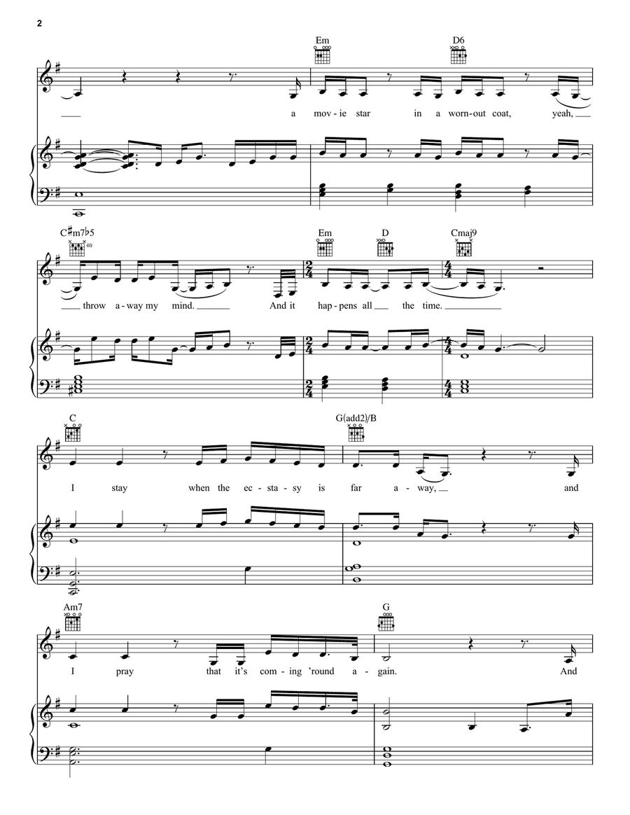 More To Lose More To Lose Piano, Vocal, Guitar scores gallery preview page 2