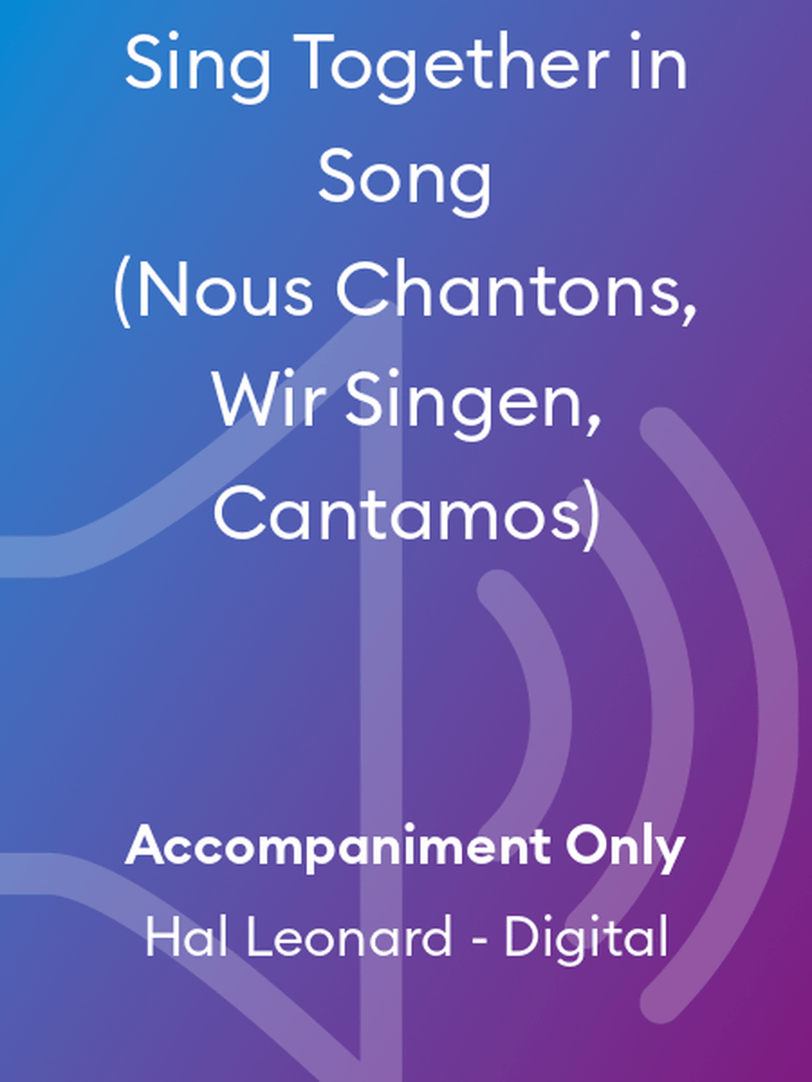 Sing Together in Song (Nous Chantons, Wir Singen, Cantamos) Choir scores gallery preview page 1