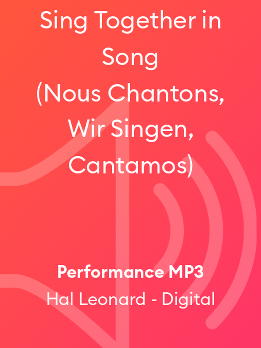 Sing Together in Song (Nous Chantons, Wir Singen, Cantamos) Choir scores gallery preview page 1