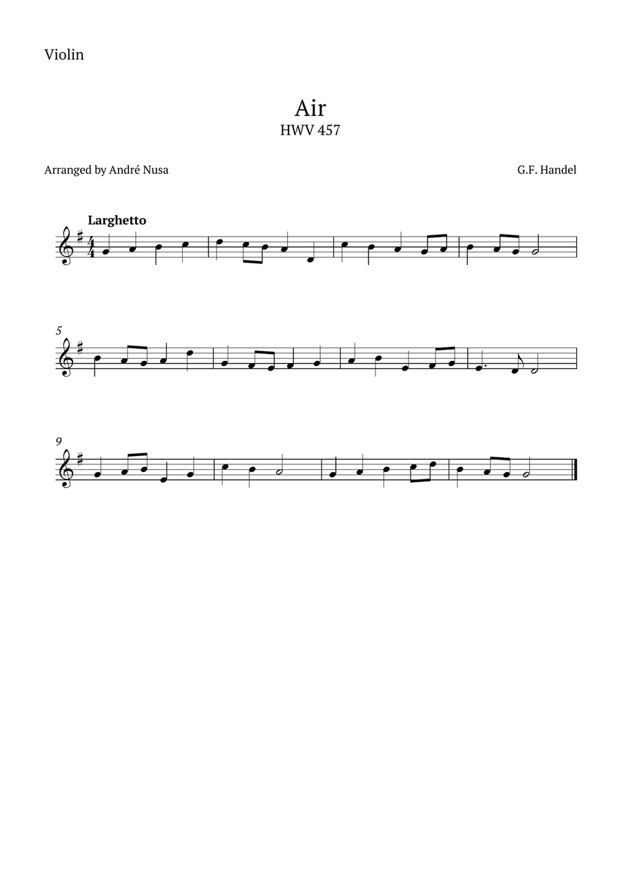 Air HWV 457 String Duet scores gallery preview page 2