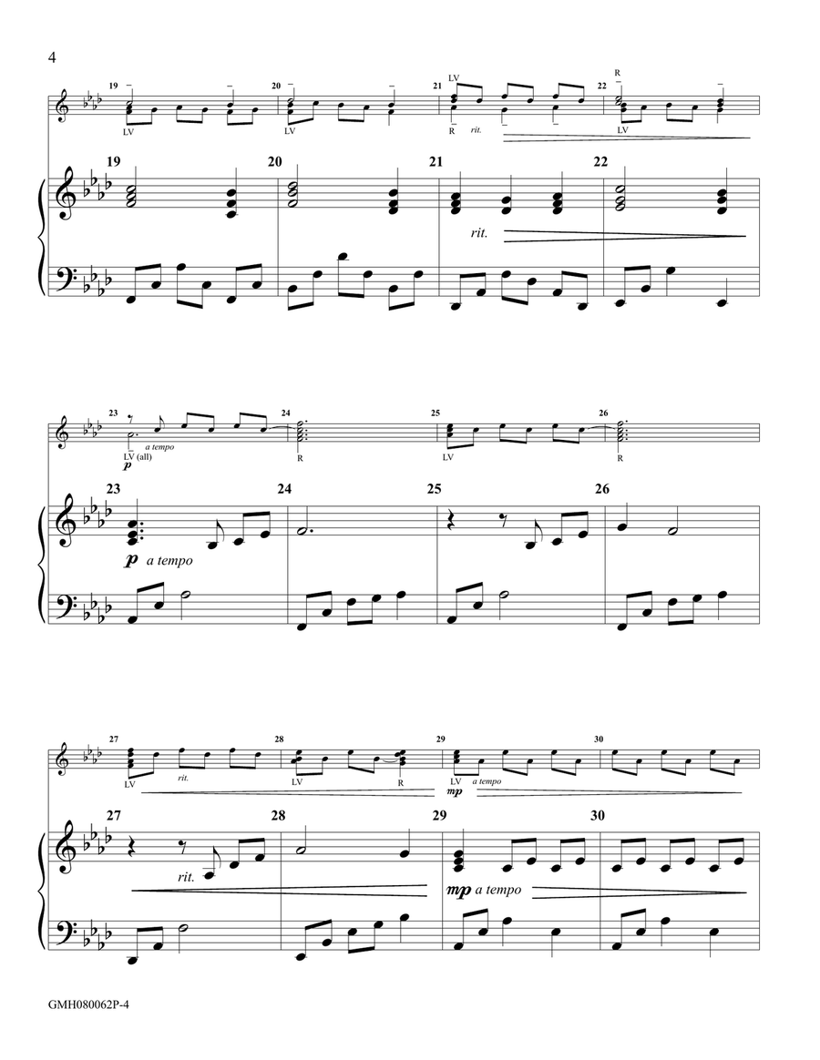 Breath of God – piano accompaniment to 8 bell version Handbell Choir scores gallery preview page 4