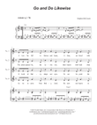 Go and Do Likewise (2-part choir - (SA)