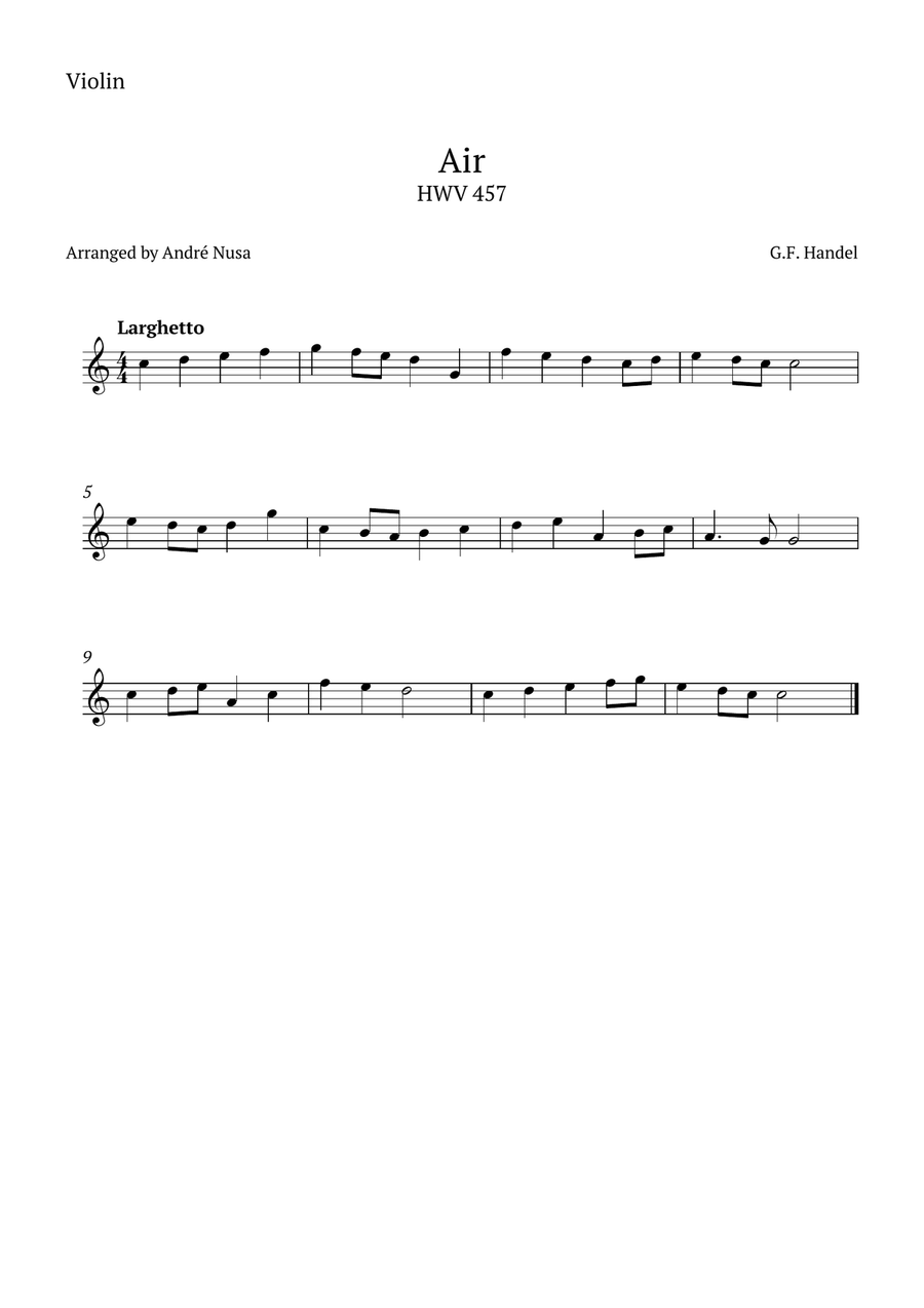 Air HWV 457 String Duet scores gallery preview page 2