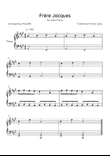Frère Jacques - Solo Piano in A Major