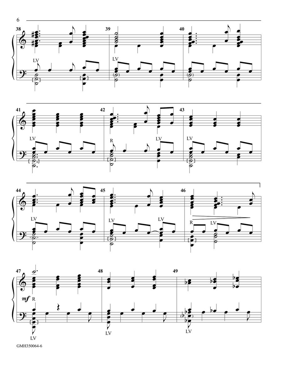 Thanksgiving Medley (for 3-5 octave handbell ensemble) (site license) 5-Octaves scores gallery preview page 6