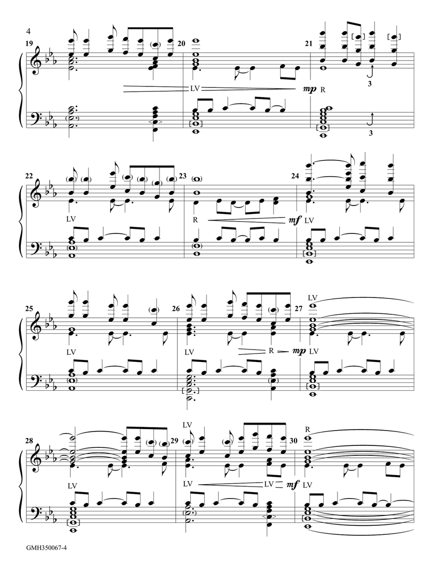 Somebody's Knockin' at Your Door (for 3-5 octave handbell ensemble) (site license) 5-Octaves scores gallery preview page 4