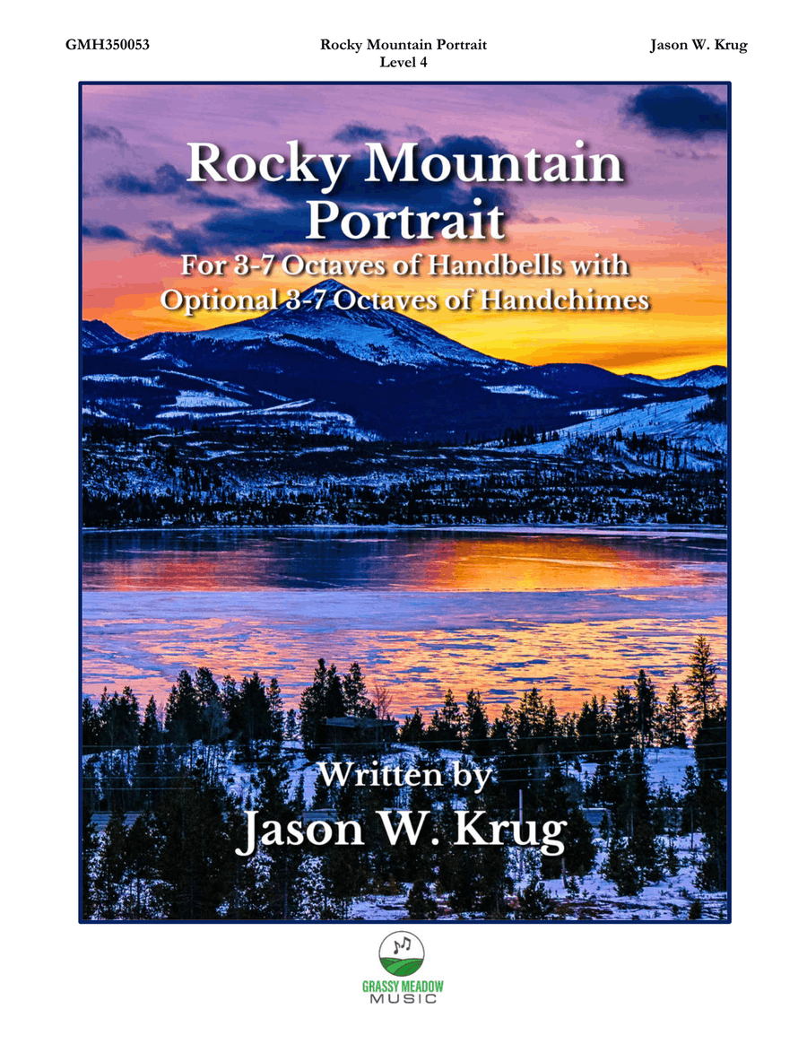 Rocky Mountain Portrait (for 3-7 octave handbell ensemble) (site license) Handbell Choir scores gallery preview page 1