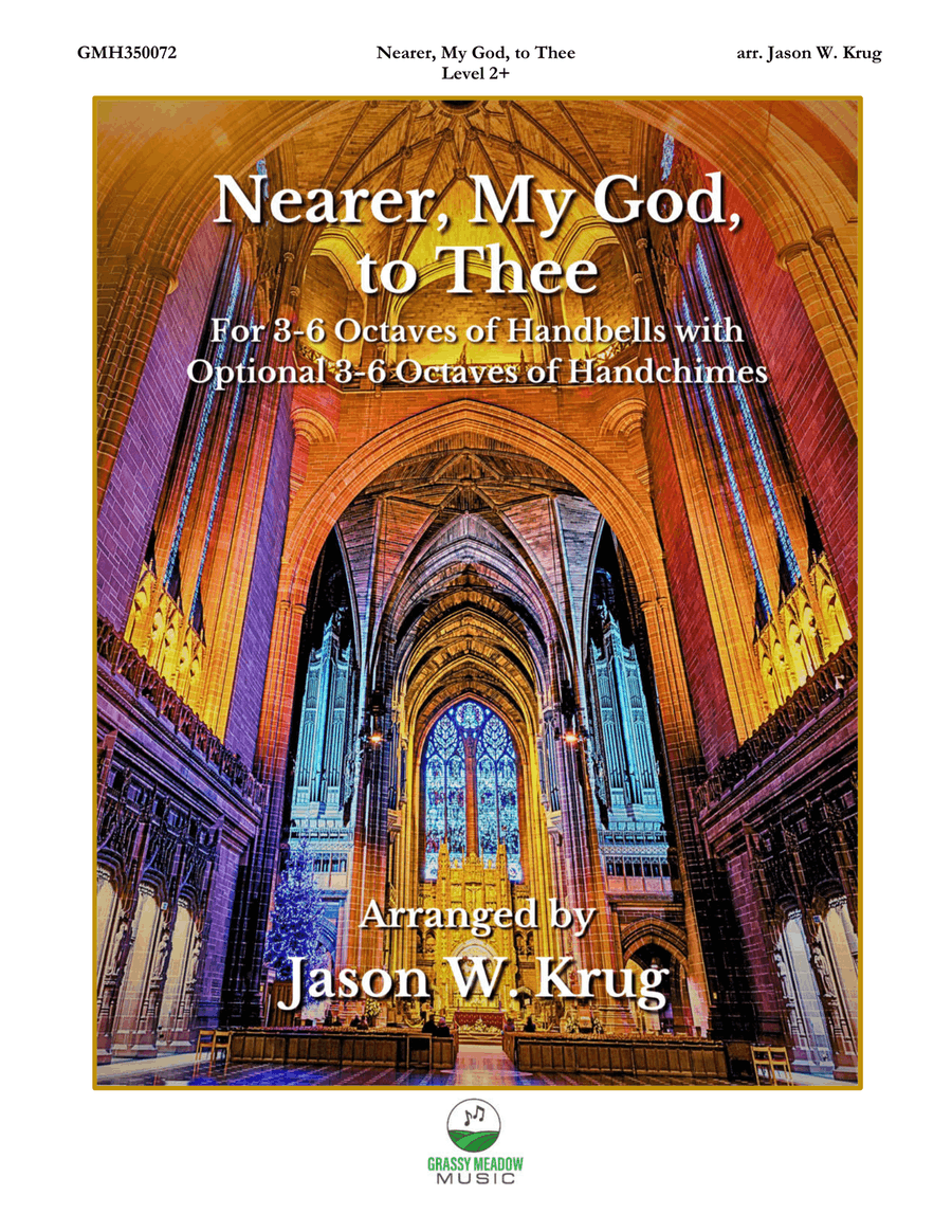 Nearer, My God, to Thee (for 3-6 octave handbell ensemble) (site license) 5-Octaves scores gallery preview page 1