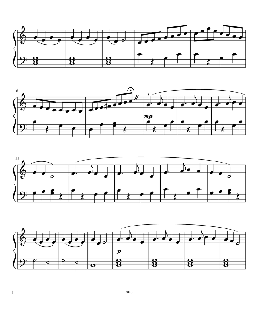 Colombian Folk Tune Piano Method scores gallery preview page 2
