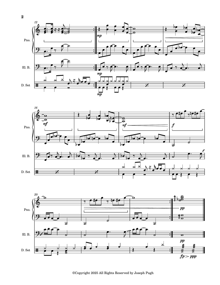 Opus #86 In C Major Opus #86 In C Major Jazz Ensemble scores gallery preview page 2