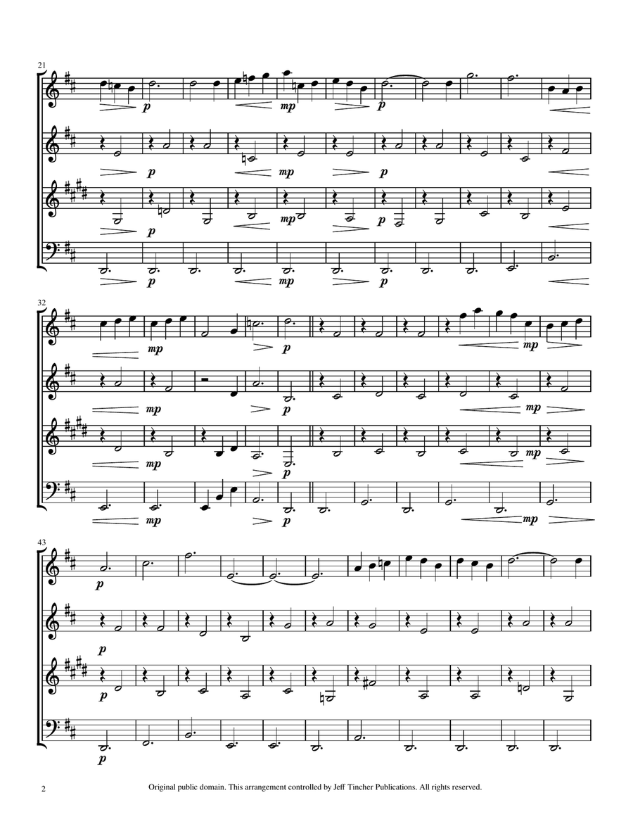 Trois Gymnopedies Trois Gymnopedies Woodwind Quartet scores gallery preview page 3