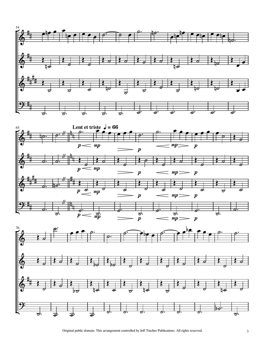 Trois Gymnopedies Trois Gymnopedies Woodwind Quartet scores gallery preview page 4