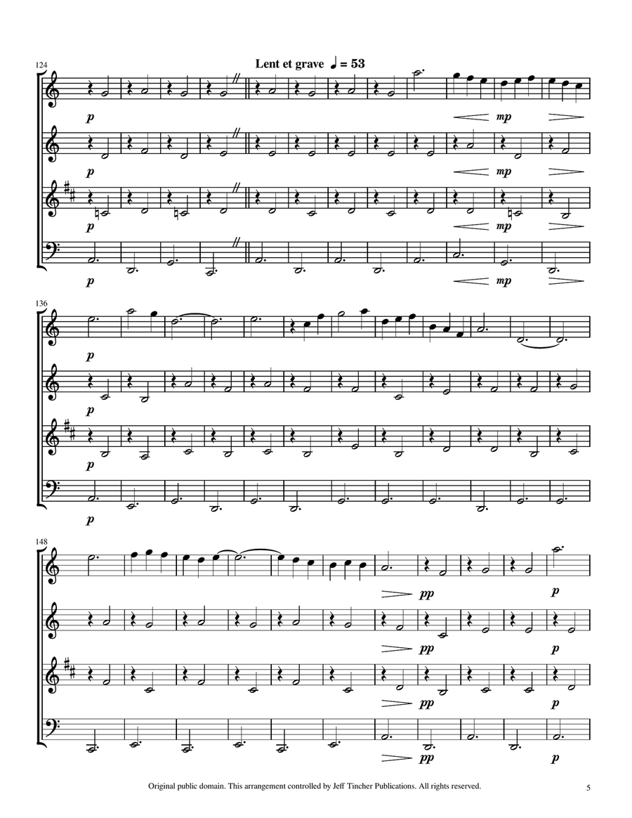 Trois Gymnopedies Trois Gymnopedies Woodwind Quartet scores gallery preview page 6