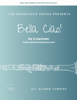 Bella Ciao for 2 clarinets (easy) - with optional chalumeau solo