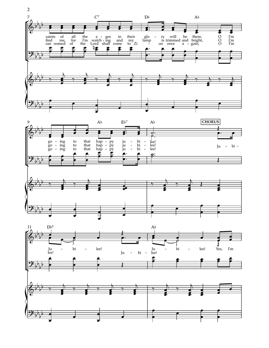 The Happy Jubilee The Happy Jubilee Piano, Vocal scores gallery preview page 2