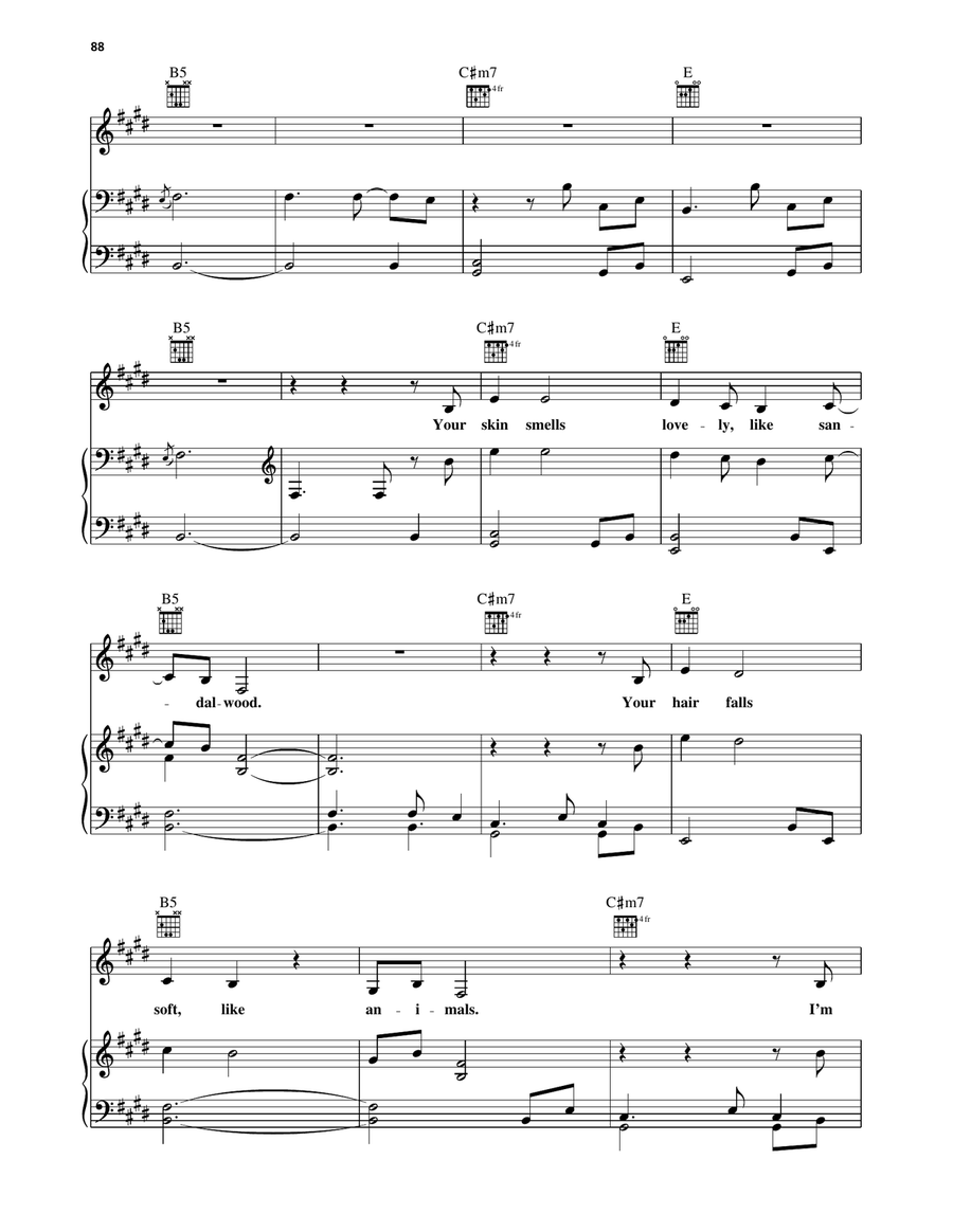 Sandalwood Sandalwood Piano, Vocal, Guitar scores gallery preview page 2