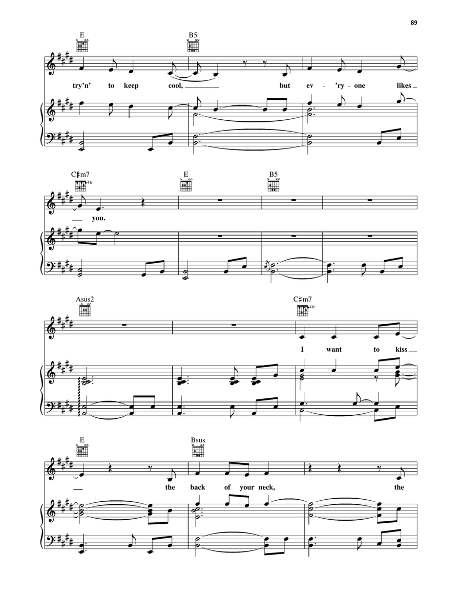 Sandalwood Sandalwood Piano, Vocal, Guitar scores gallery preview page 3