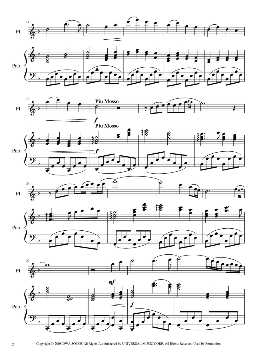 Oogway Ascends Oogway Ascends Flute scores gallery preview page 2