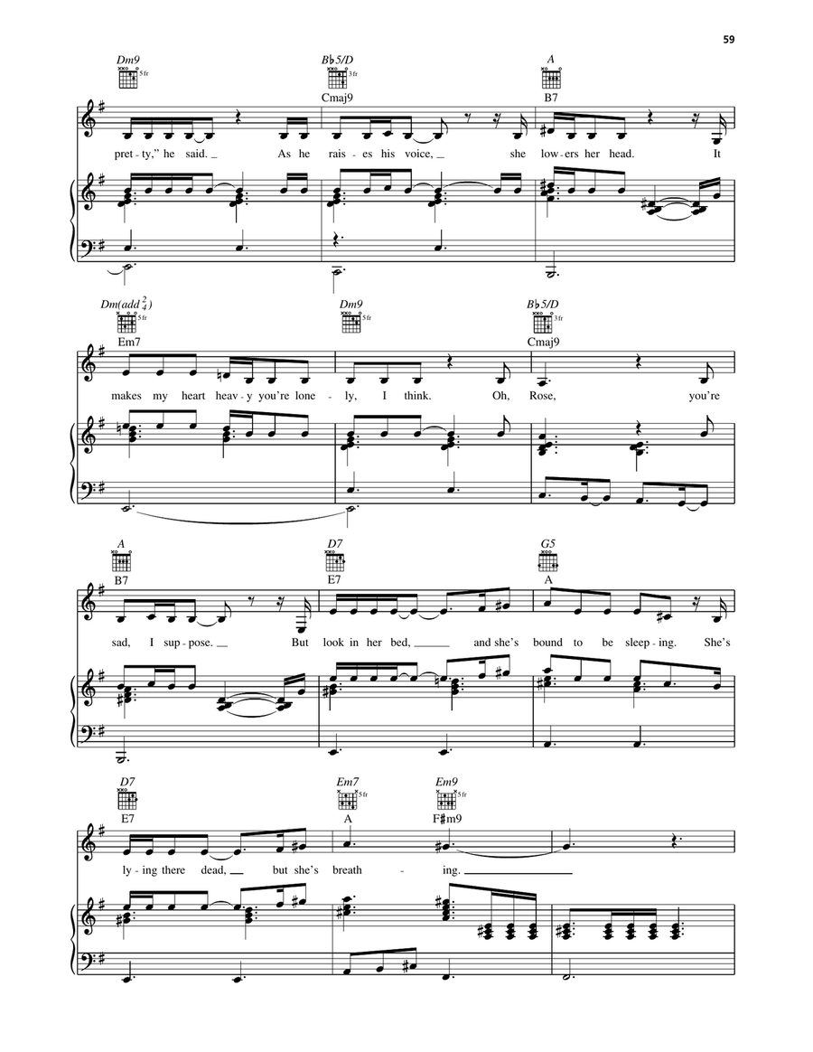 Furious Rose Furious Rose Piano, Vocal, Guitar scores gallery preview page 2