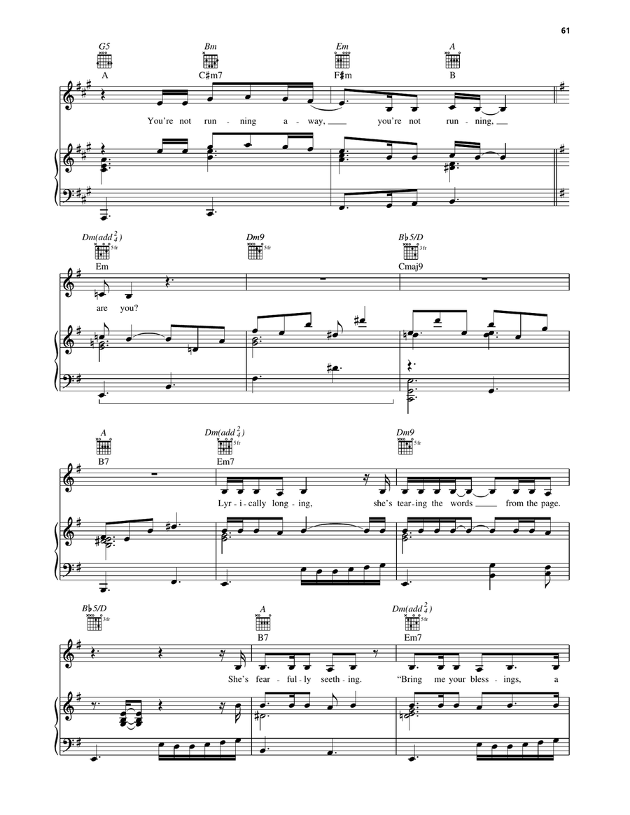 Furious Rose Furious Rose Piano, Vocal, Guitar scores gallery preview page 4