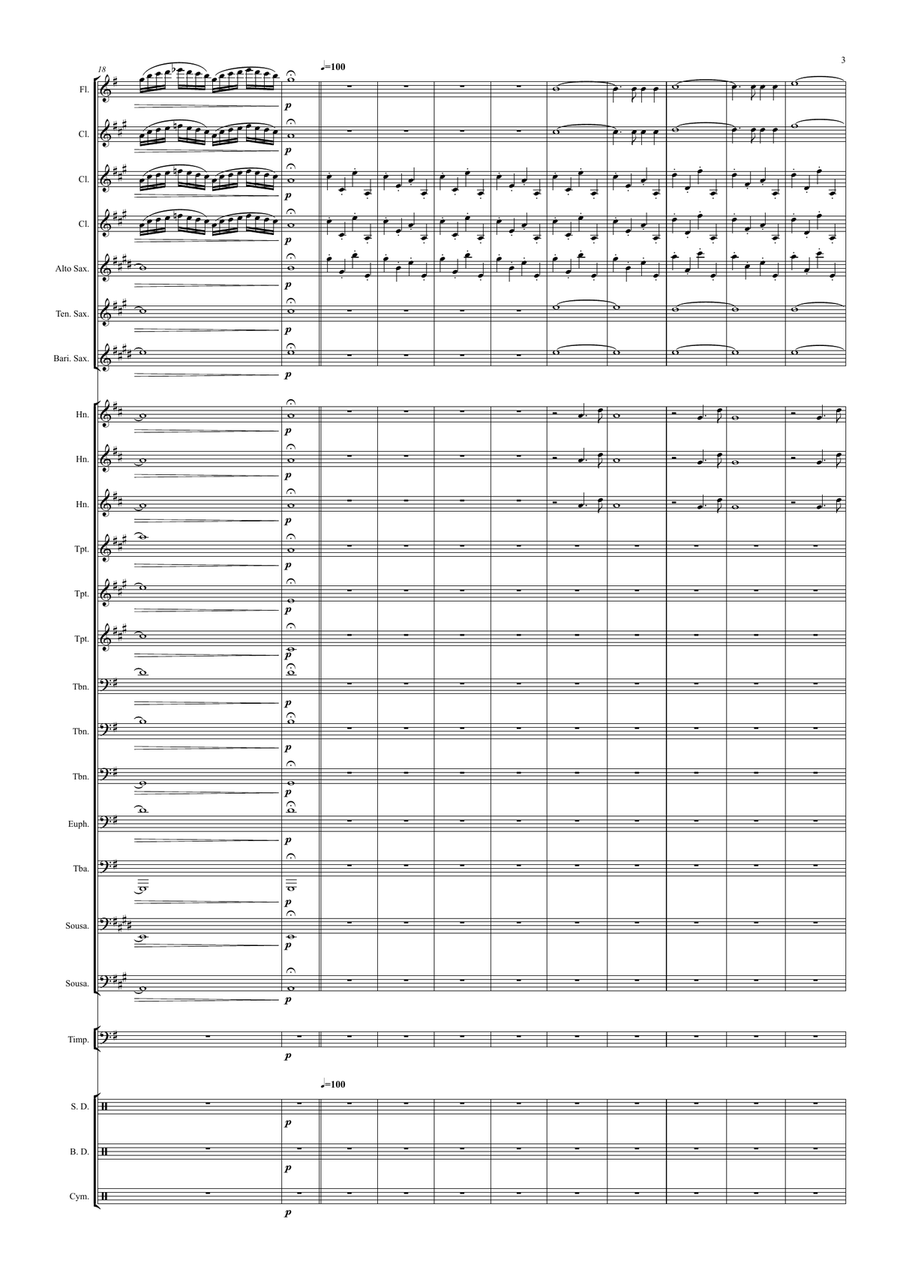 Fantastic Four First Steps Concert Band scores gallery preview page 3