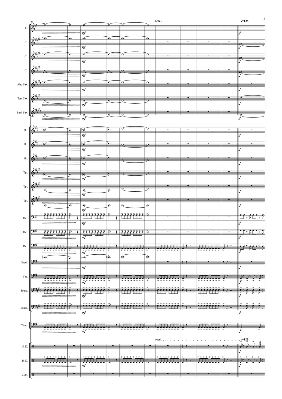 Fantastic Four First Steps Concert Band scores gallery preview page 5