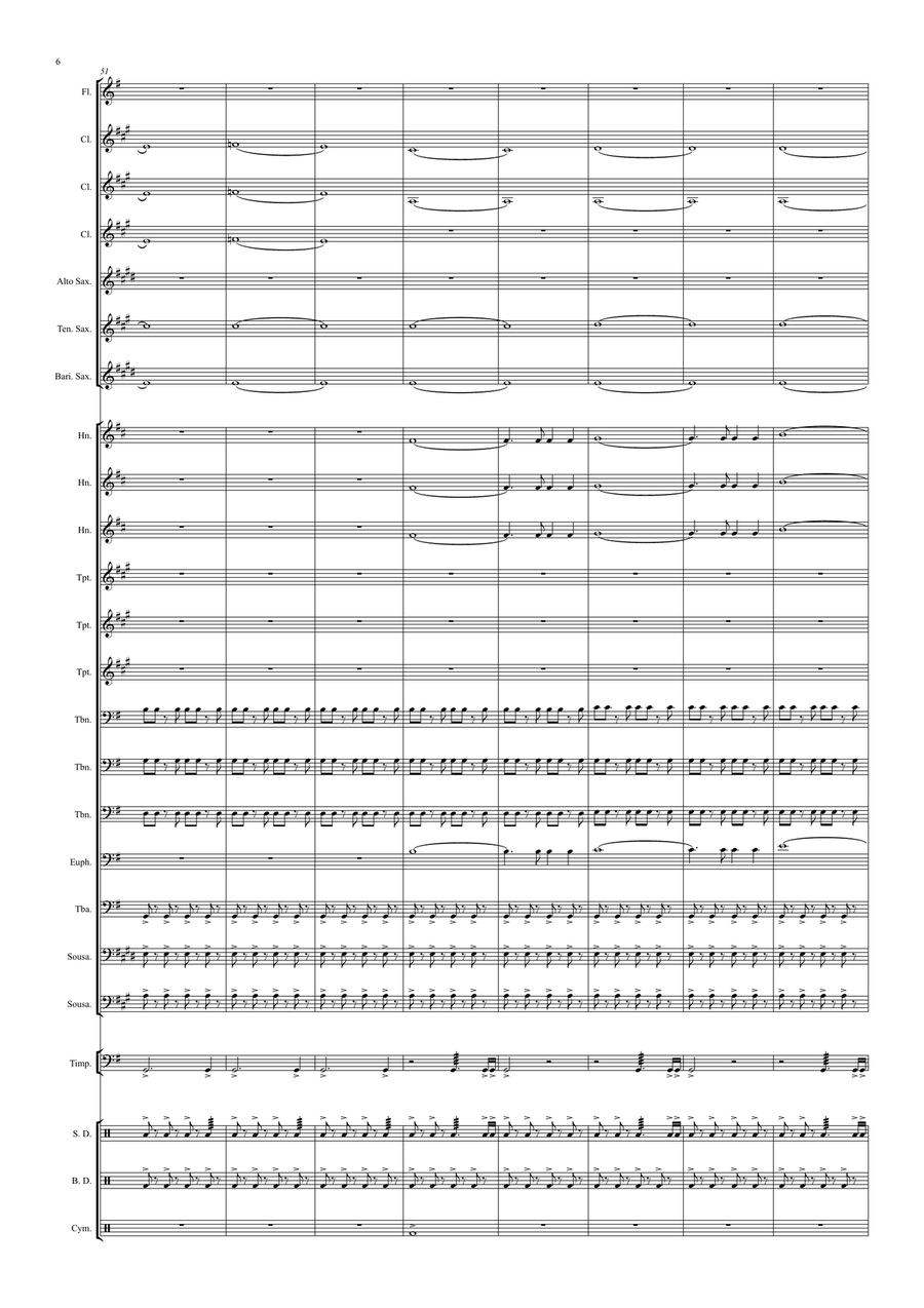 Fantastic Four First Steps Concert Band scores gallery preview page 6