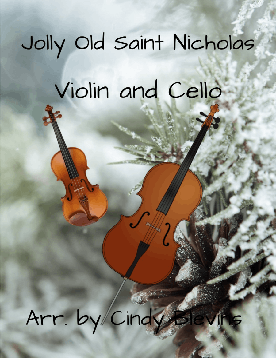 Jolly Old Saint Nicholas, for Violin and Cello String Duet scores gallery preview page 1