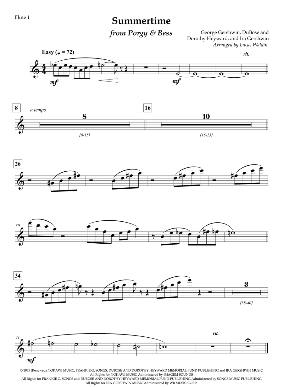 Summertime Summertime Full Orchestra scores gallery preview page 1