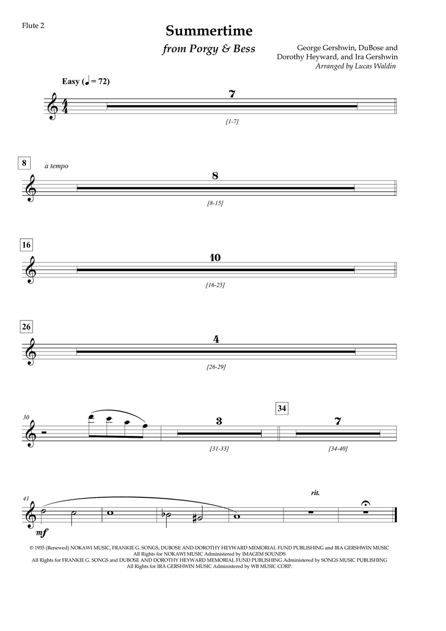 Summertime Summertime Full Orchestra scores gallery preview page 2