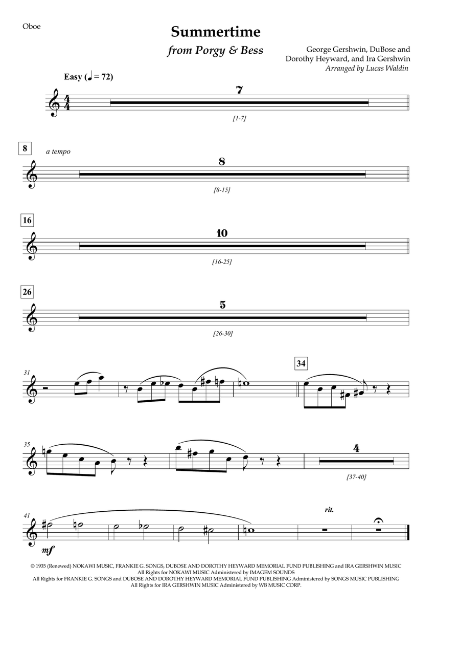Summertime Summertime Full Orchestra scores gallery preview page 3