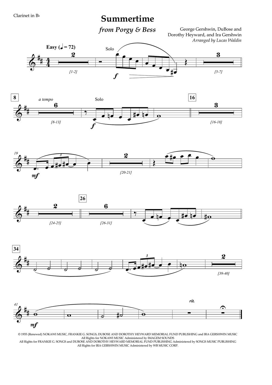 Summertime Summertime Full Orchestra scores gallery preview page 5