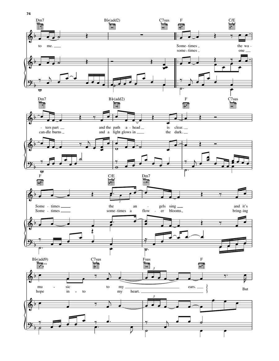 More Like A Whisper More Like A Whisper Piano, Vocal, Guitar scores gallery preview page 2