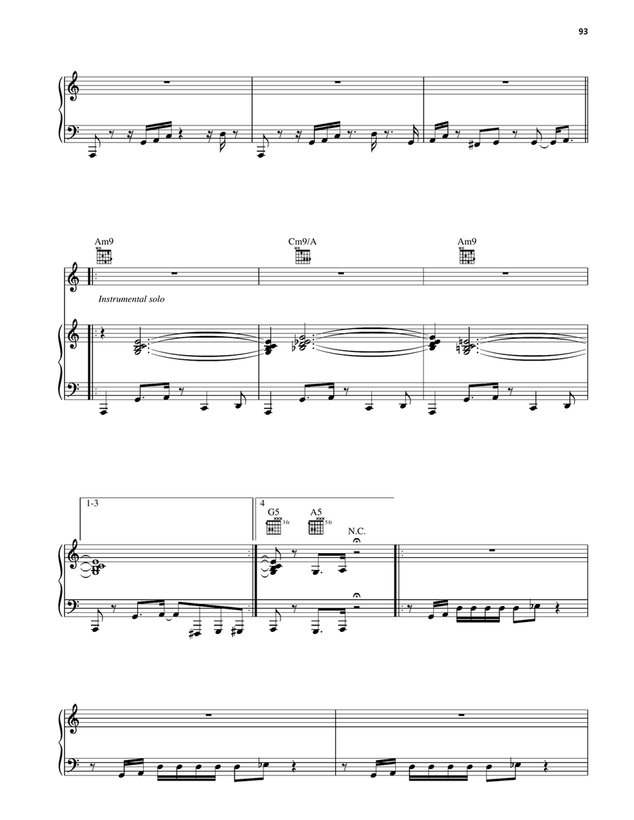 Soul Record Soul Record Piano, Vocal, Guitar scores gallery preview page 4